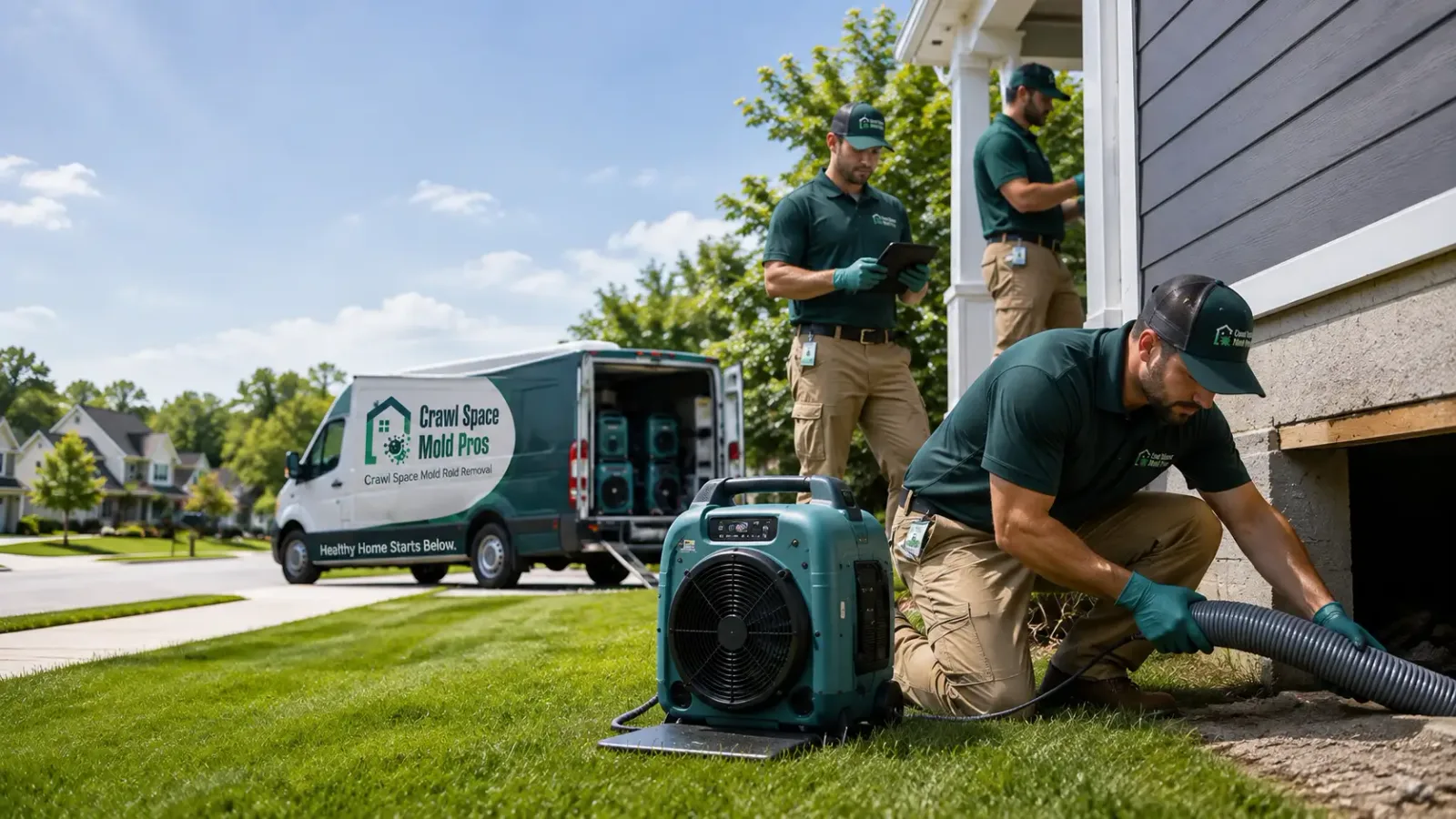 Crawl Space Mold Removal in Matthews, NC